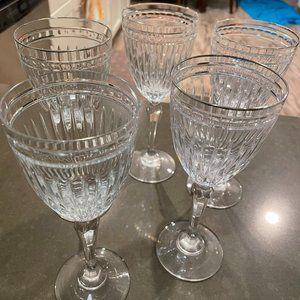 Lenox crystal wine glasses